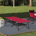 Klapp Schlafbett fürs Camping Rot 206 x 76 x 74 cm