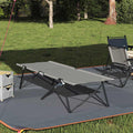 Klapp Schlafbett fürs Camping Grau 206 x 76 x 74 cm