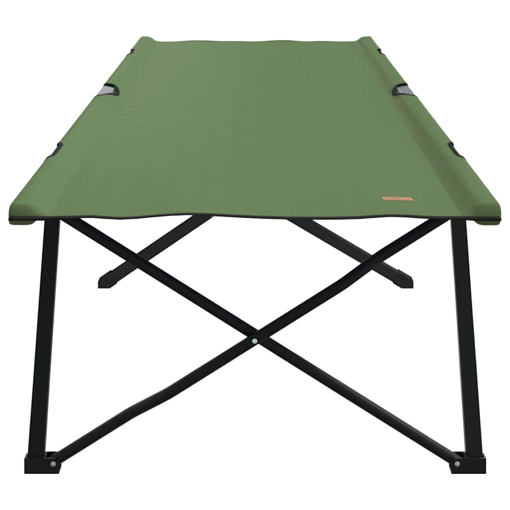 Klapp Schlafbett fürs Camping 2 pcs Grün 206 x 76 x 74 cm