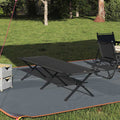 Klapp Schlafbett fürs Camping Schwarz 193 x 69 x 45 cm