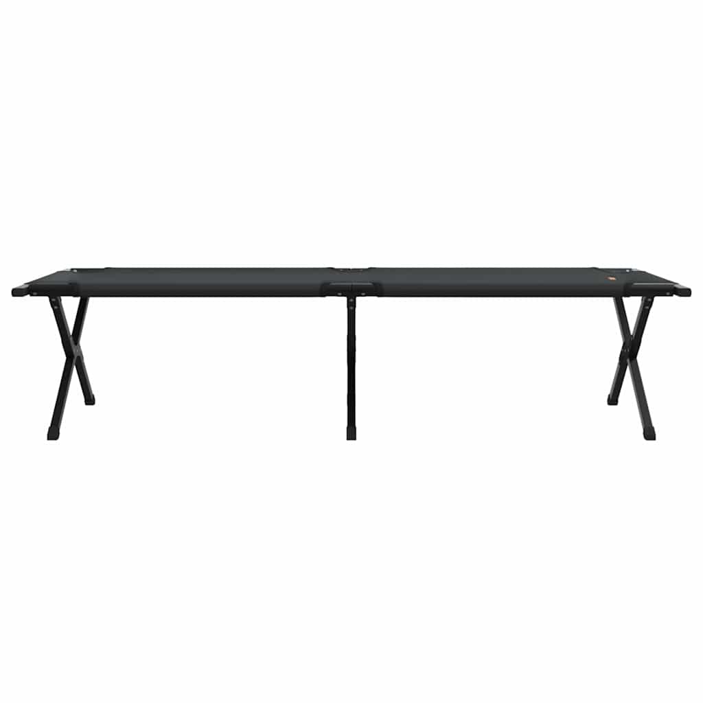 Klapp Schlafbett fürs Camping Schwarz 193 x 69 x 45 cm