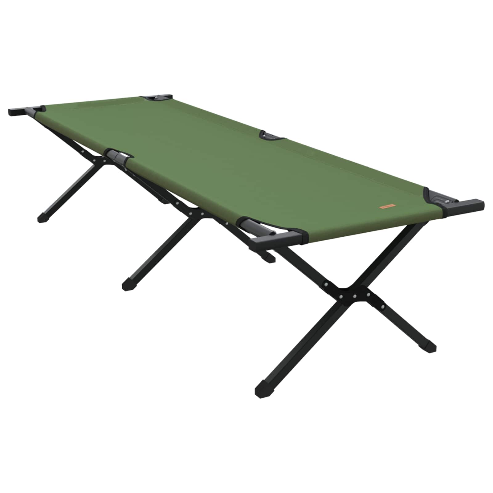 Klapp Schlafbett fürs Camping Grün 193 x 69 x 45 cm