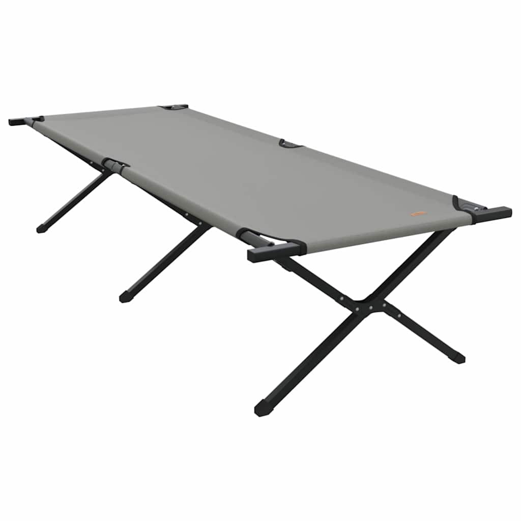 Klapp Schlafbett fürs Camping Grau 210 x 80 x 46 cm
