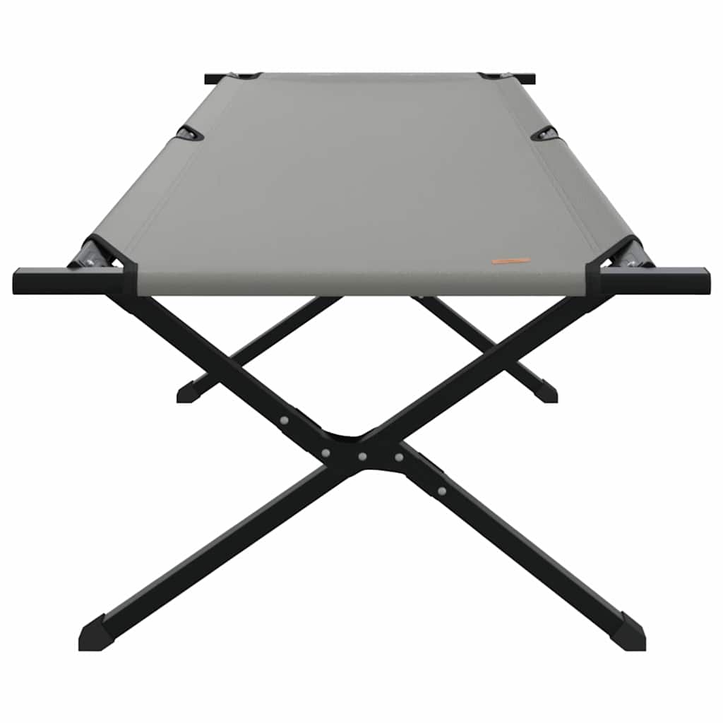 Klapp Schlafbett fürs Camping Grau 210 x 80 x 46 cm