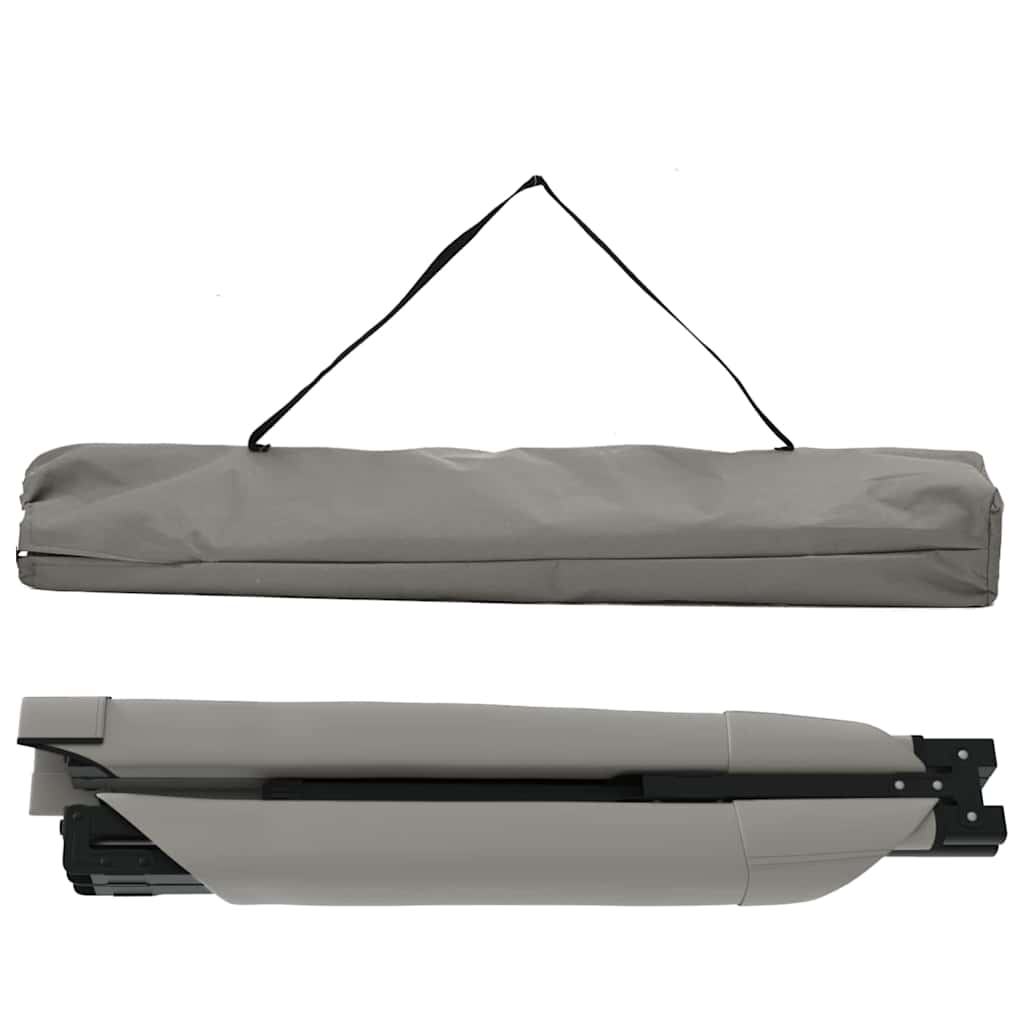 Klapp Schlafbett fürs Camping Grau 210 x 80 x 46 cm