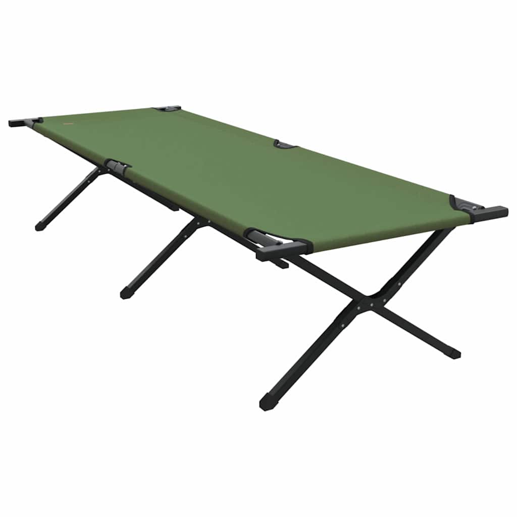 Klapp Schlafbett fürs Camping Grün 210 x 80 x 46 cm