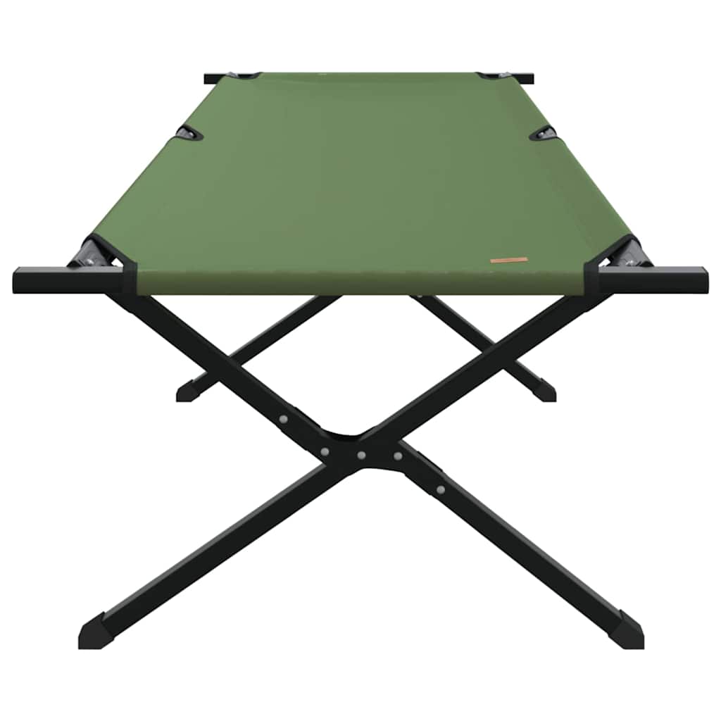Klapp Schlafbett fürs Camping Grün 210 x 80 x 46 cm
