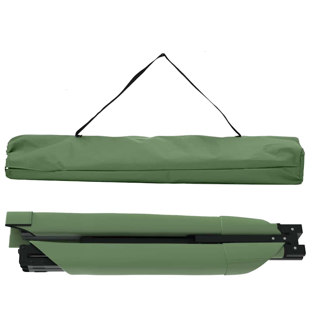 Klapp Schlafbett fürs Camping Grün 210 x 80 x 46 cm
