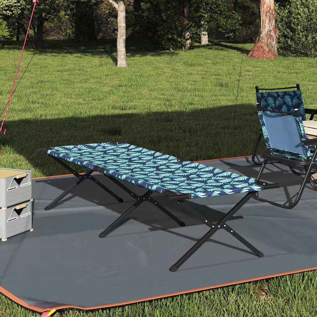 Klapp Schlafbett fürs Camping Blatt Wald 210 x 80 x 46 cm