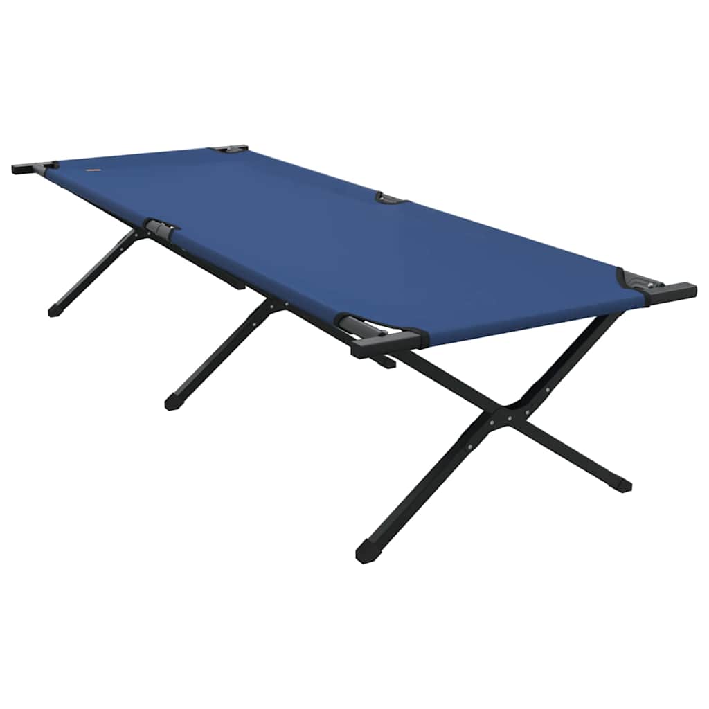 Klapp Schlafbett fürs Camping 2 pcs Blau 210 x 80 x 46 cm