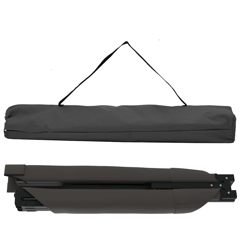 Klapp Schlafbett fürs Camping 2 pcs Schwarz 210 x 80 x 46 cm