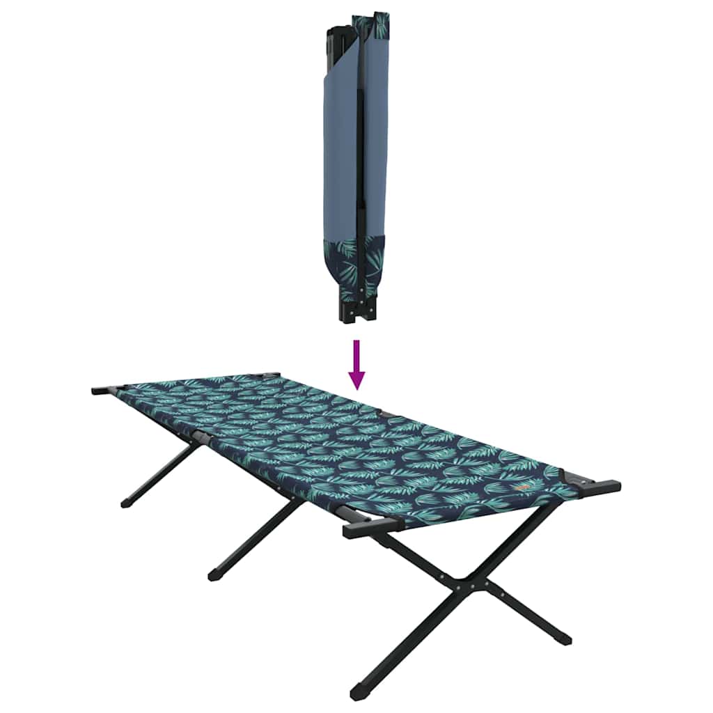 Klapp Schlafbett fürs Camping Blatt 2 pcs Wald 210 x 80 x 46 cm