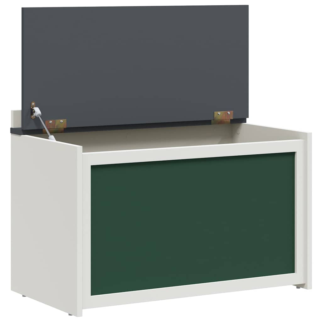 Box mit Stauraum und Tafelvorderseite ROROS Grau und Weiß