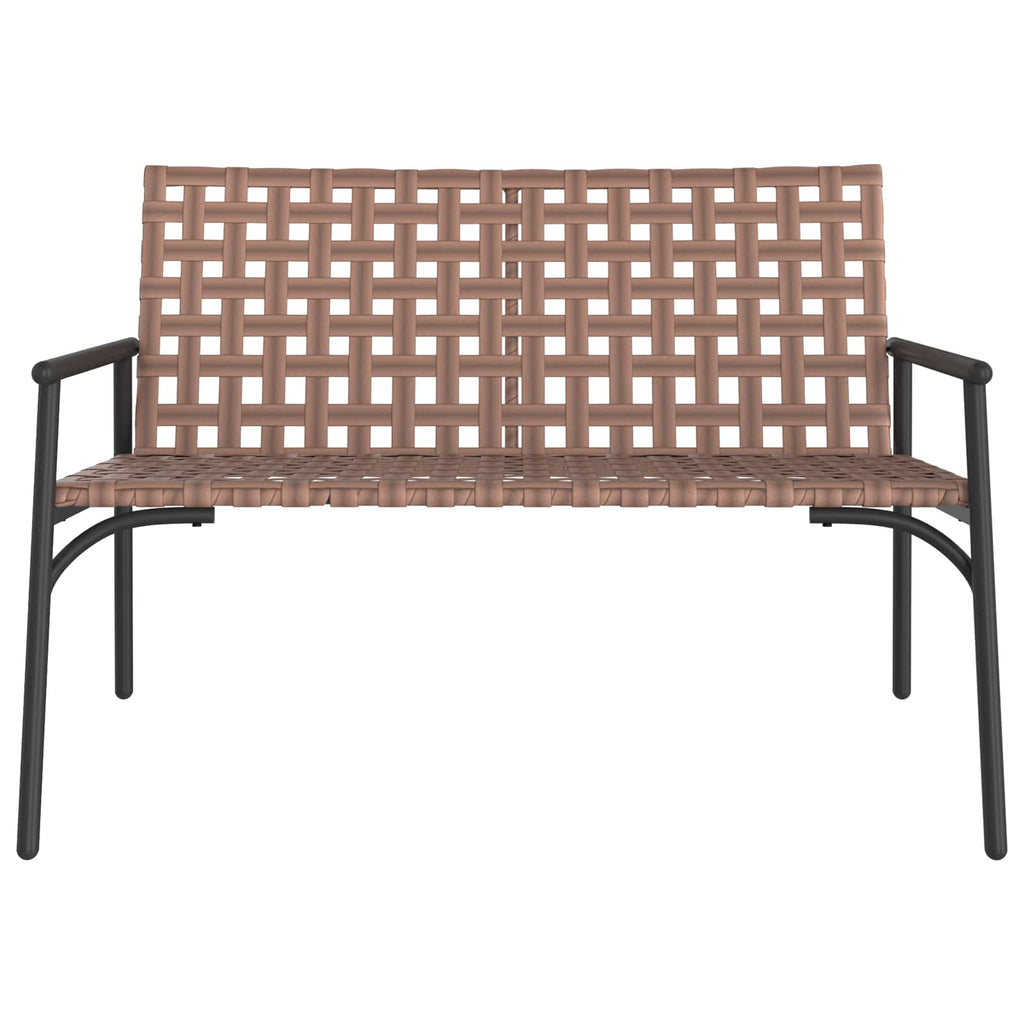 Gartenstuhl Braun 110,5 x 79 x 75,5 cm Poly-Rattan