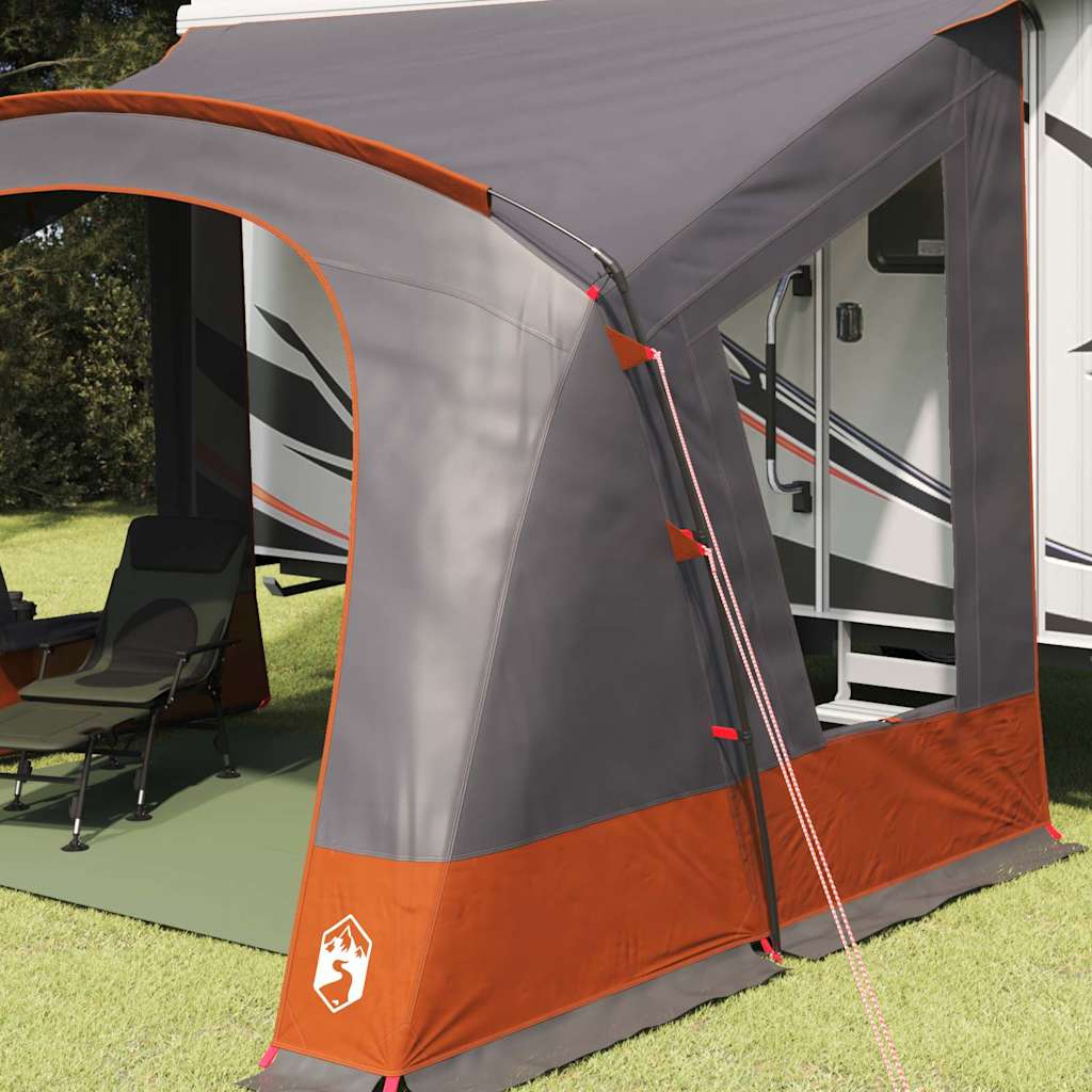 Caravan-Zelt für 5 Personen 5 Personen Grau und Orange
