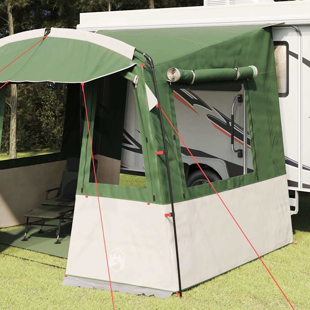 Heckzelte für Wohnwagen Personen 352 x 250 x 240 cm Grün