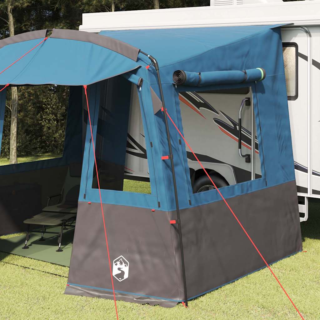 Heckzelte für Wohnwagen Personen 352 x 250 x 240 cm Blau