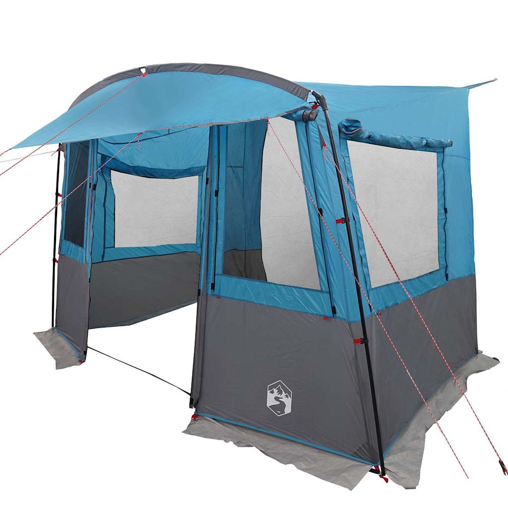 Heckzelte für Wohnwagen Personen 352 x 250 x 240 cm Blau