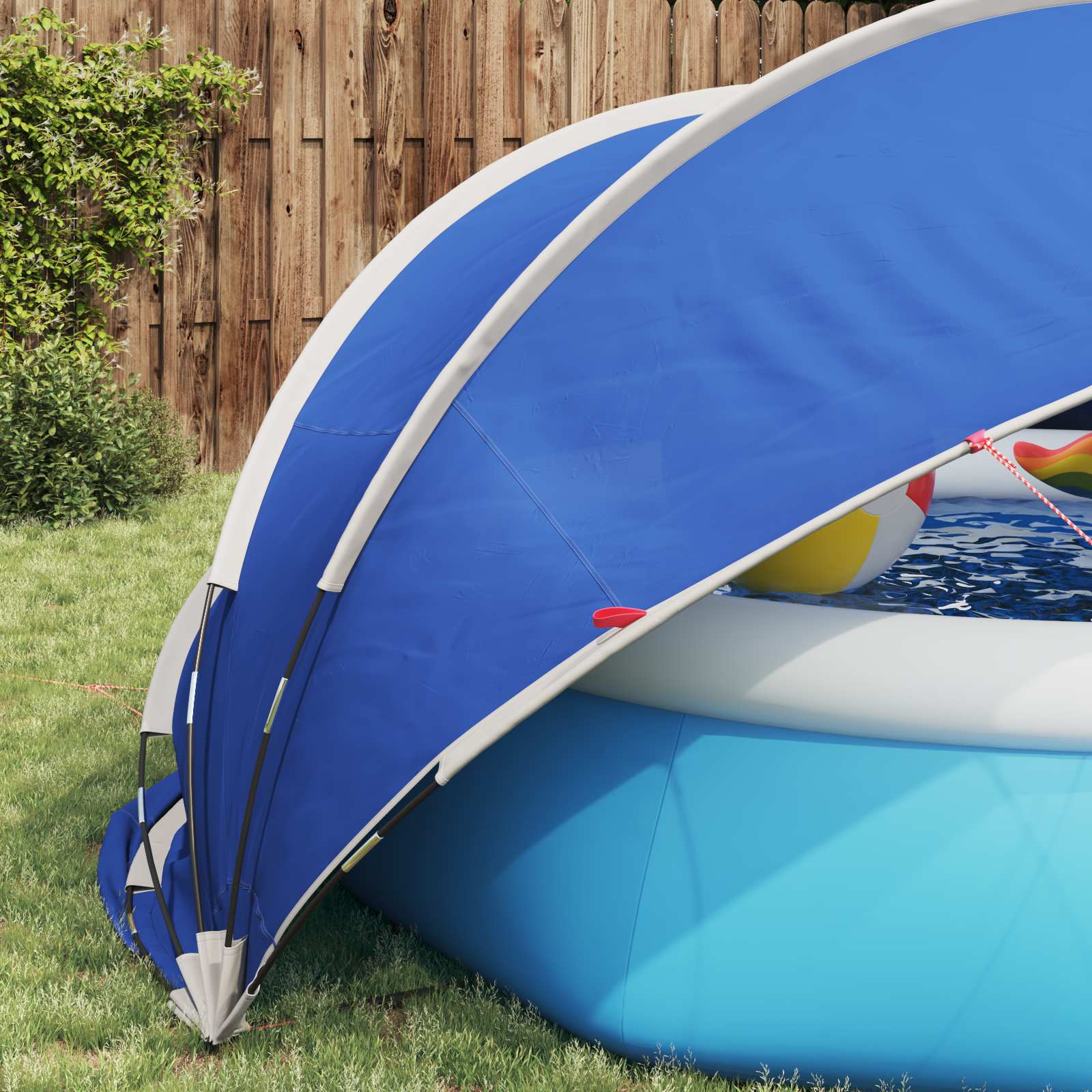 Pool-Dome Grün 336 x 322 x 160 cm