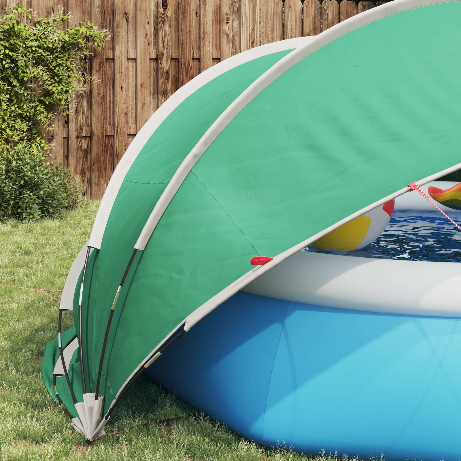 Pool-Dome 336 x 322 x 160 cm 185T Polyester mit PU-Beschichtung