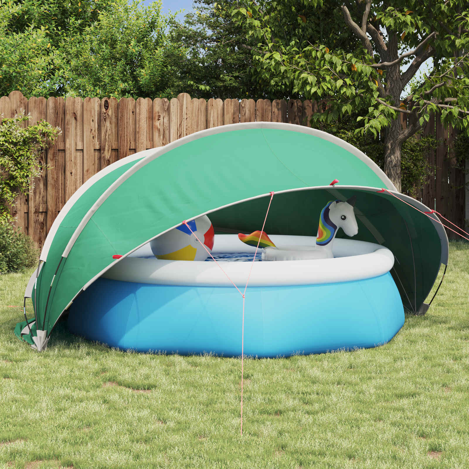 Pool-Dome 336 x 322 x 160 cm 185T Polyester mit PU-Beschichtung