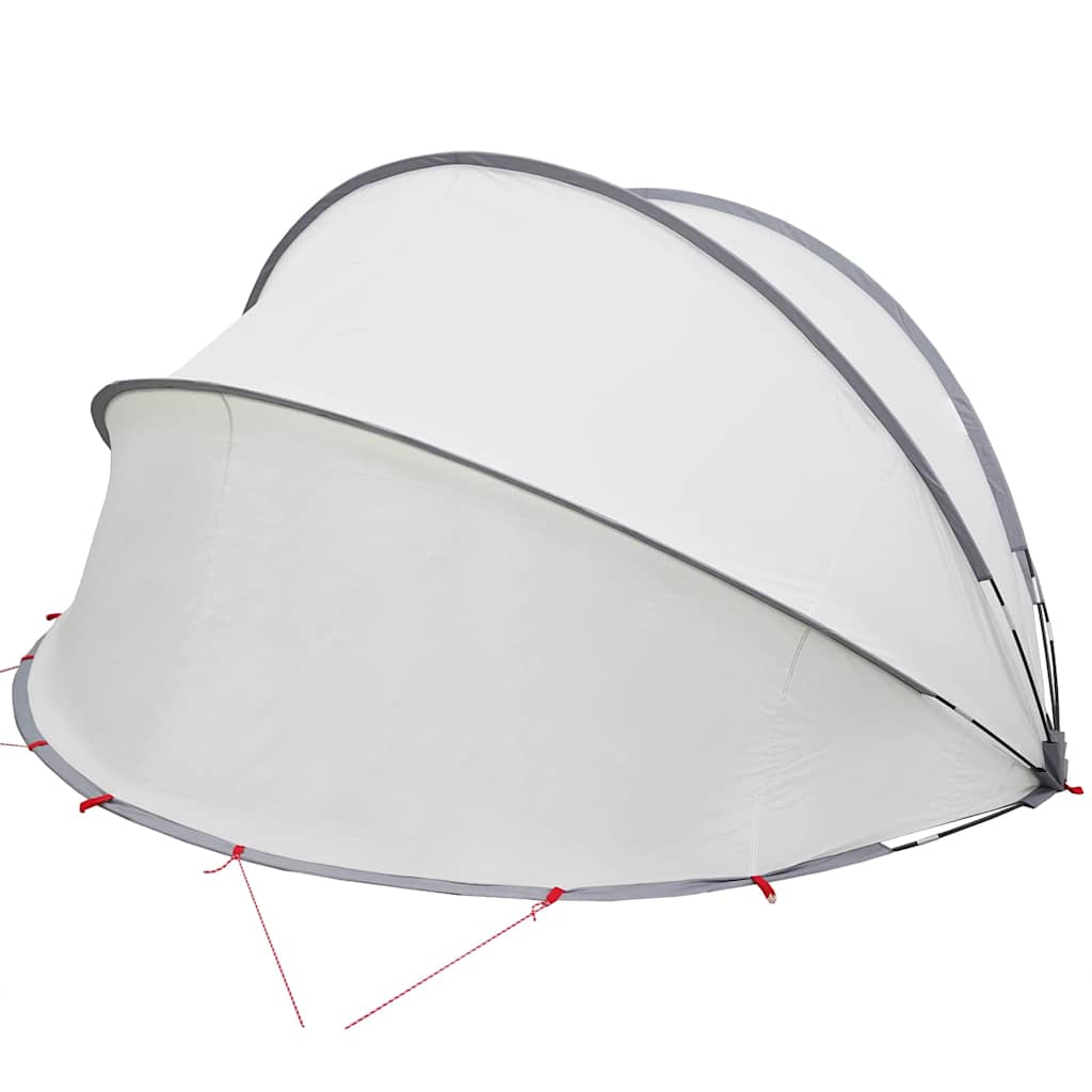 Pool-Dome Grau und Orange 336 x 322 x 160 cm