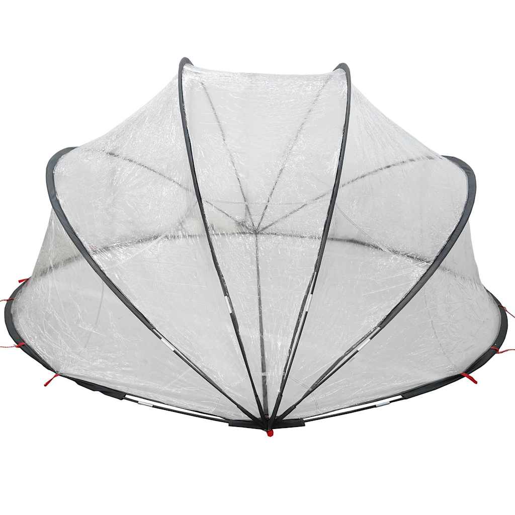 Pool-Dome Transparent 405 x 405 x 192 cm PVC