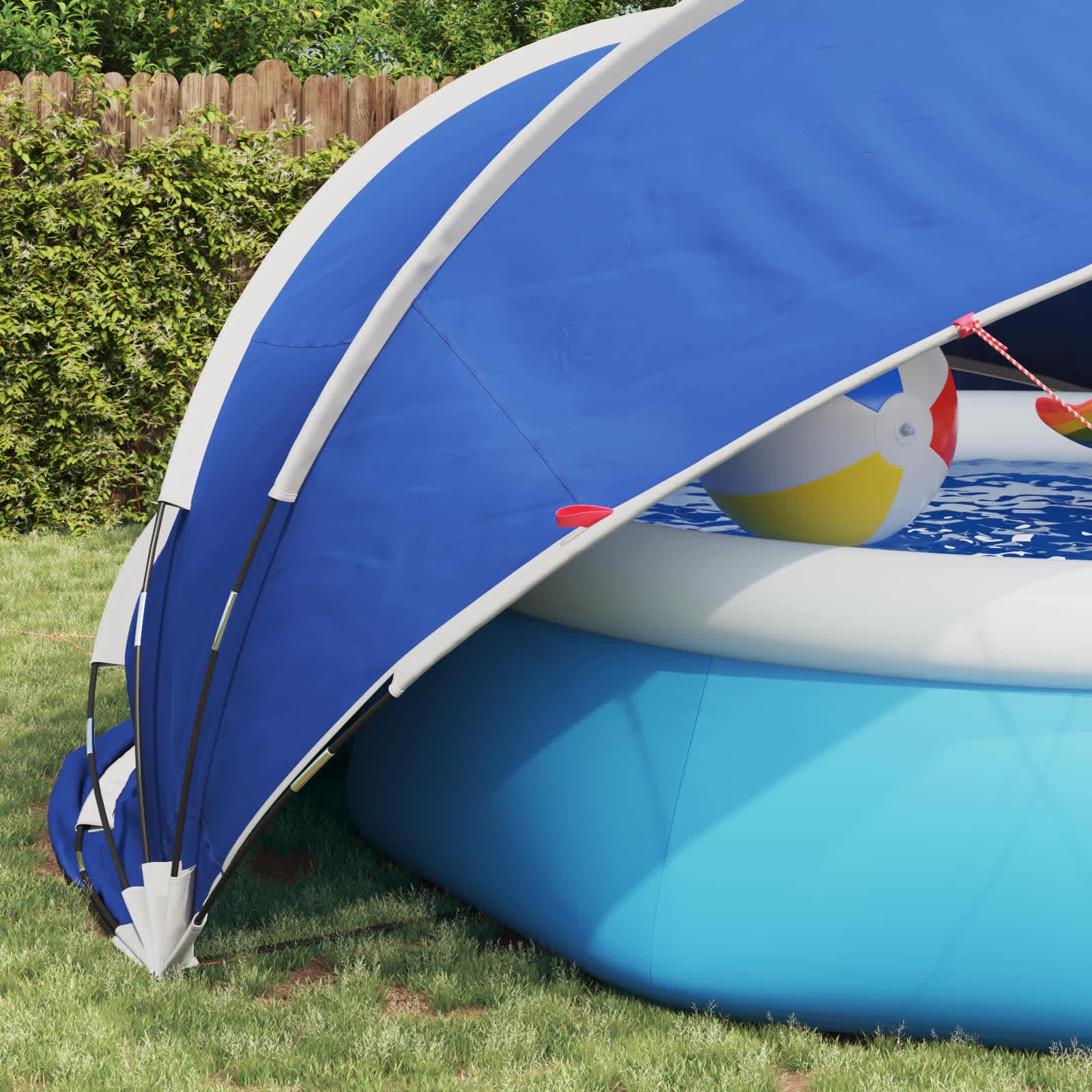 Pool-Dome Grün 430 x 430 x 210 cm