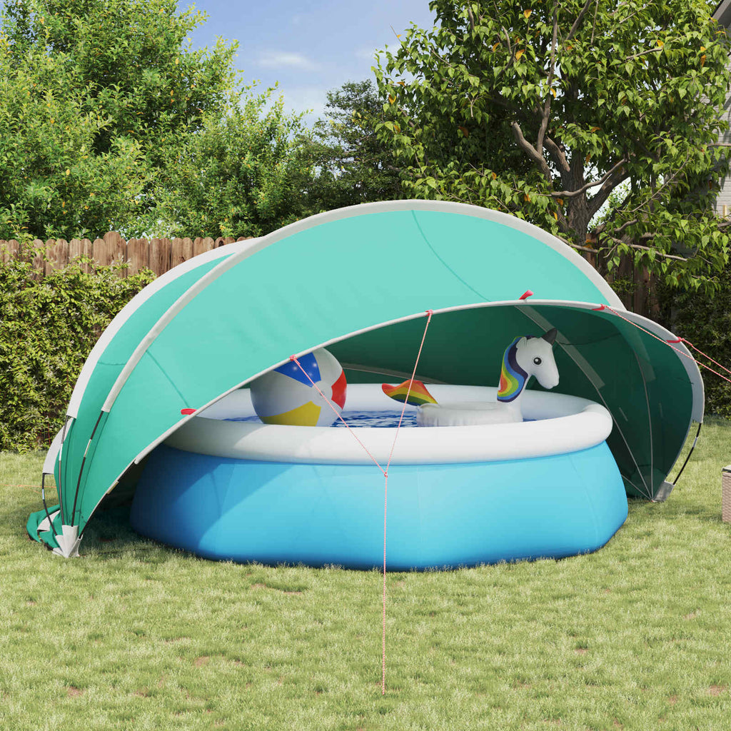 Pool-Dome Blau 430 x 430 x 210 cm