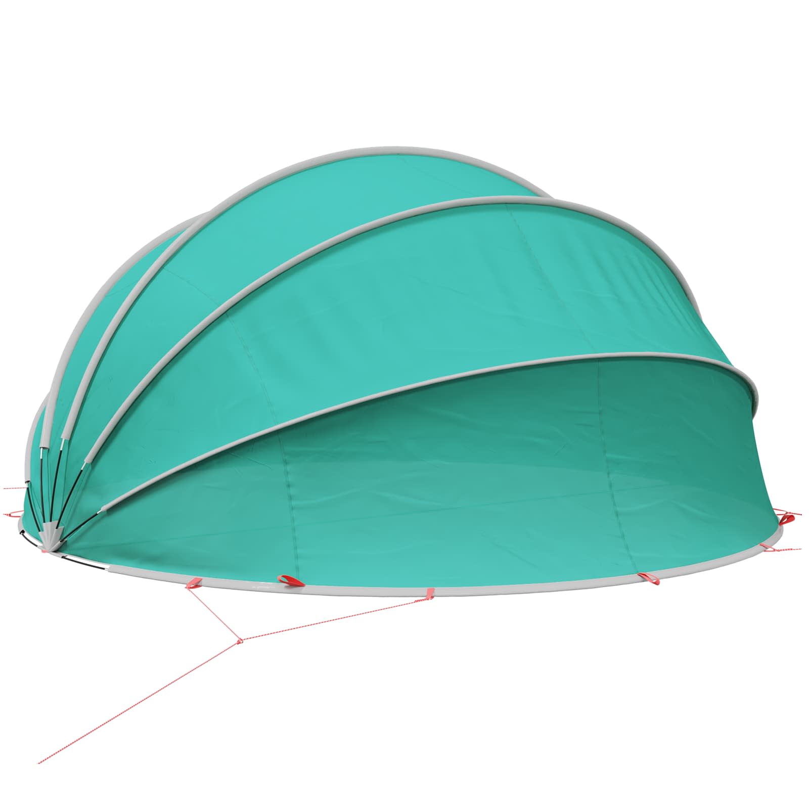 Pool-Dome Blau 430 x 430 x 210 cm