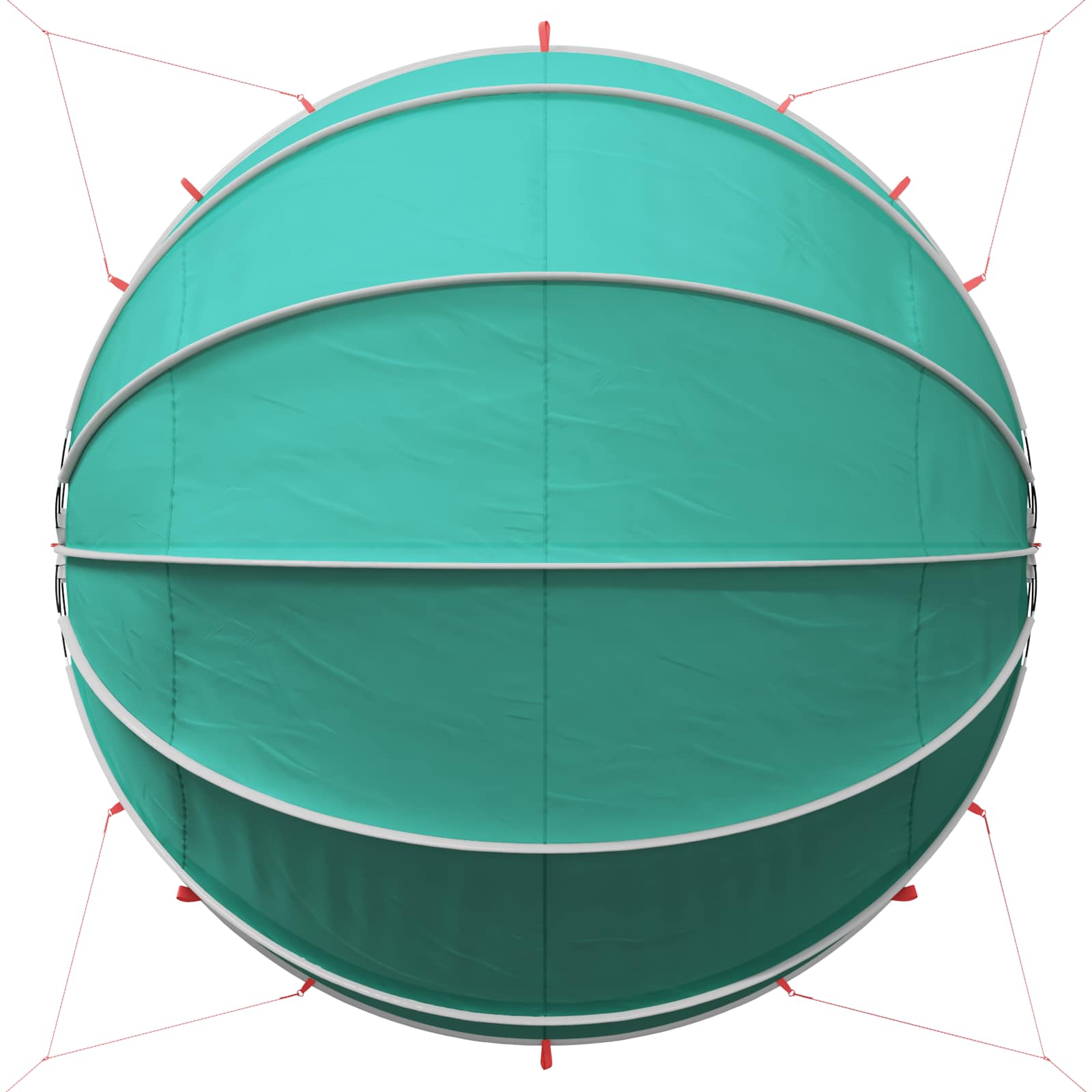 Pool-Dome Blau 430 x 430 x 210 cm