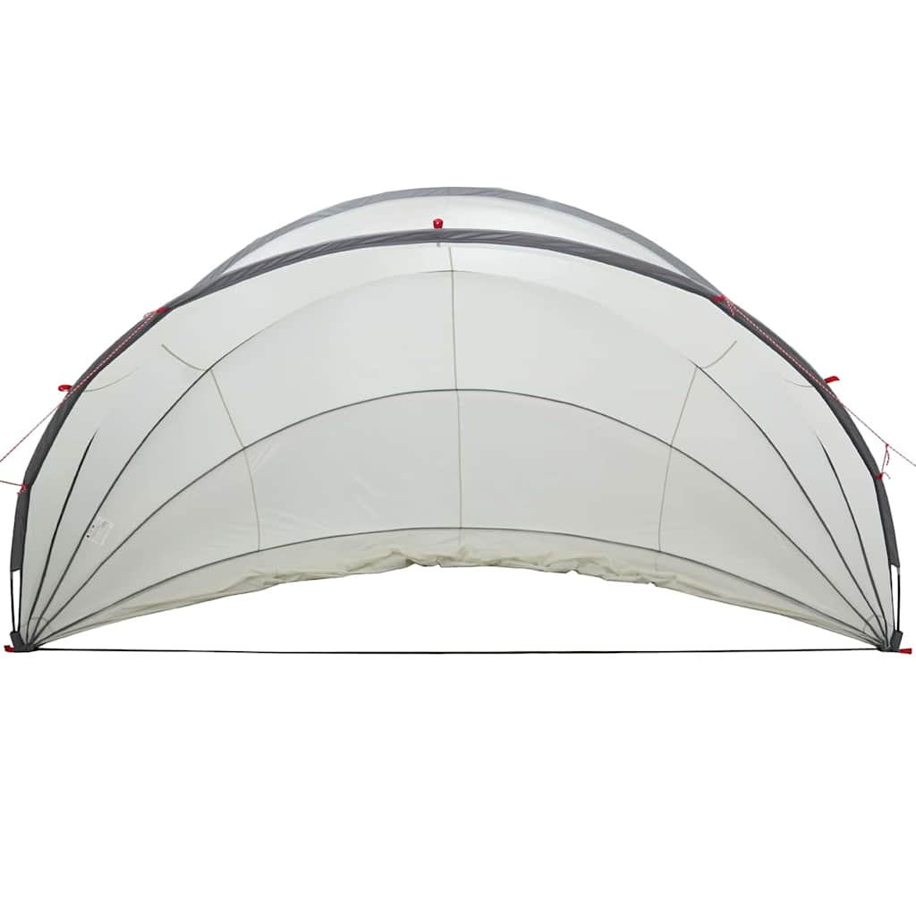 Pool-Dome Grau und Orange 430 x 430 x 210 cm