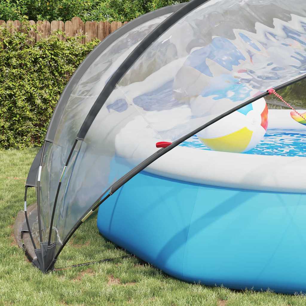 Pool-Dome Transparent 430 x 430 x 210 cm PVC