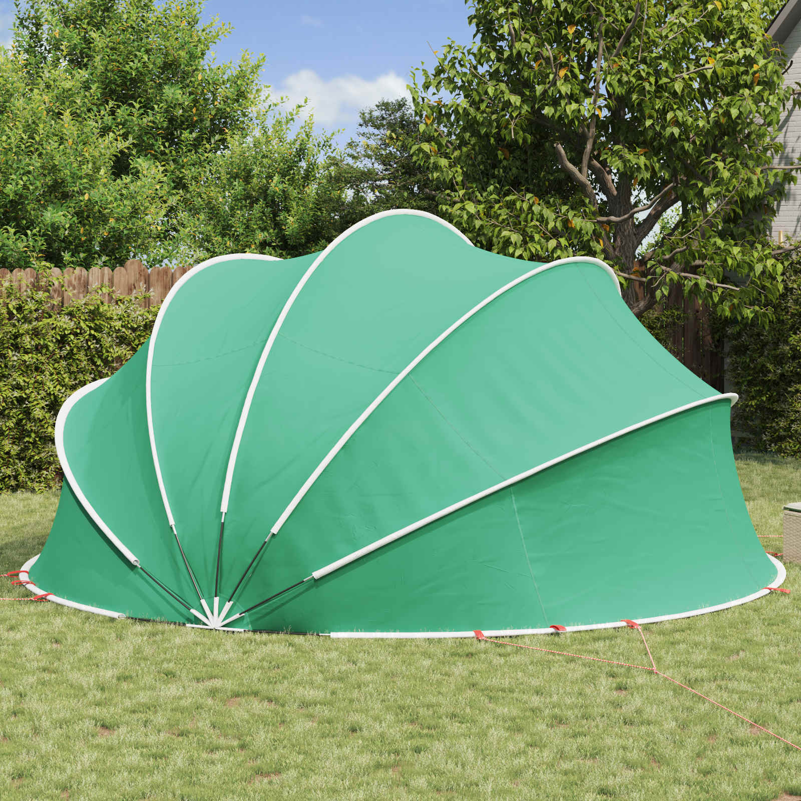 Pool-Dome Blau 500 x 500 x 236 cm