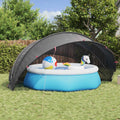 Pool-Dome Schwarz 500 x 500 x 236 cm
