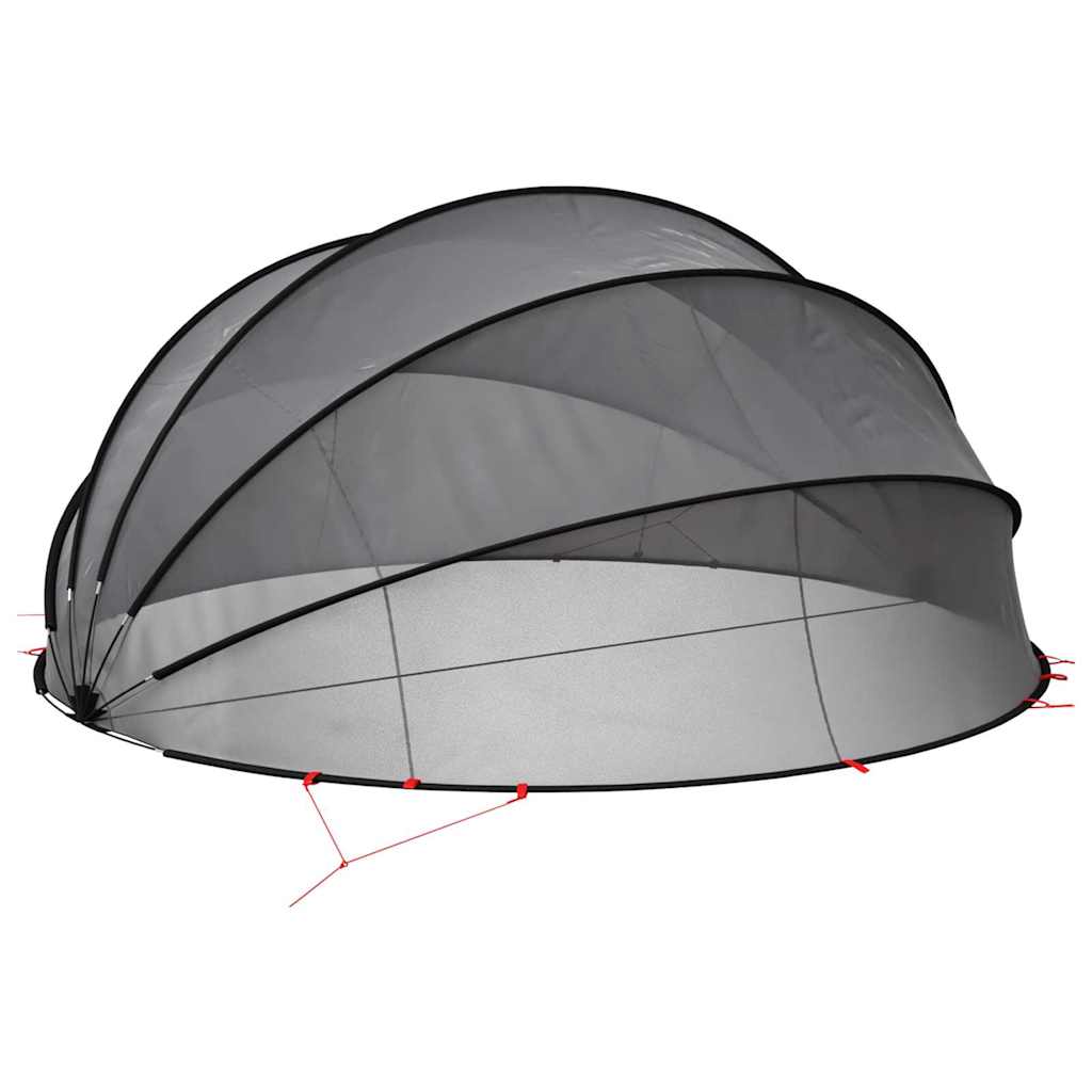 Pool-Dome Schwarz 500 x 500 x 236 cm