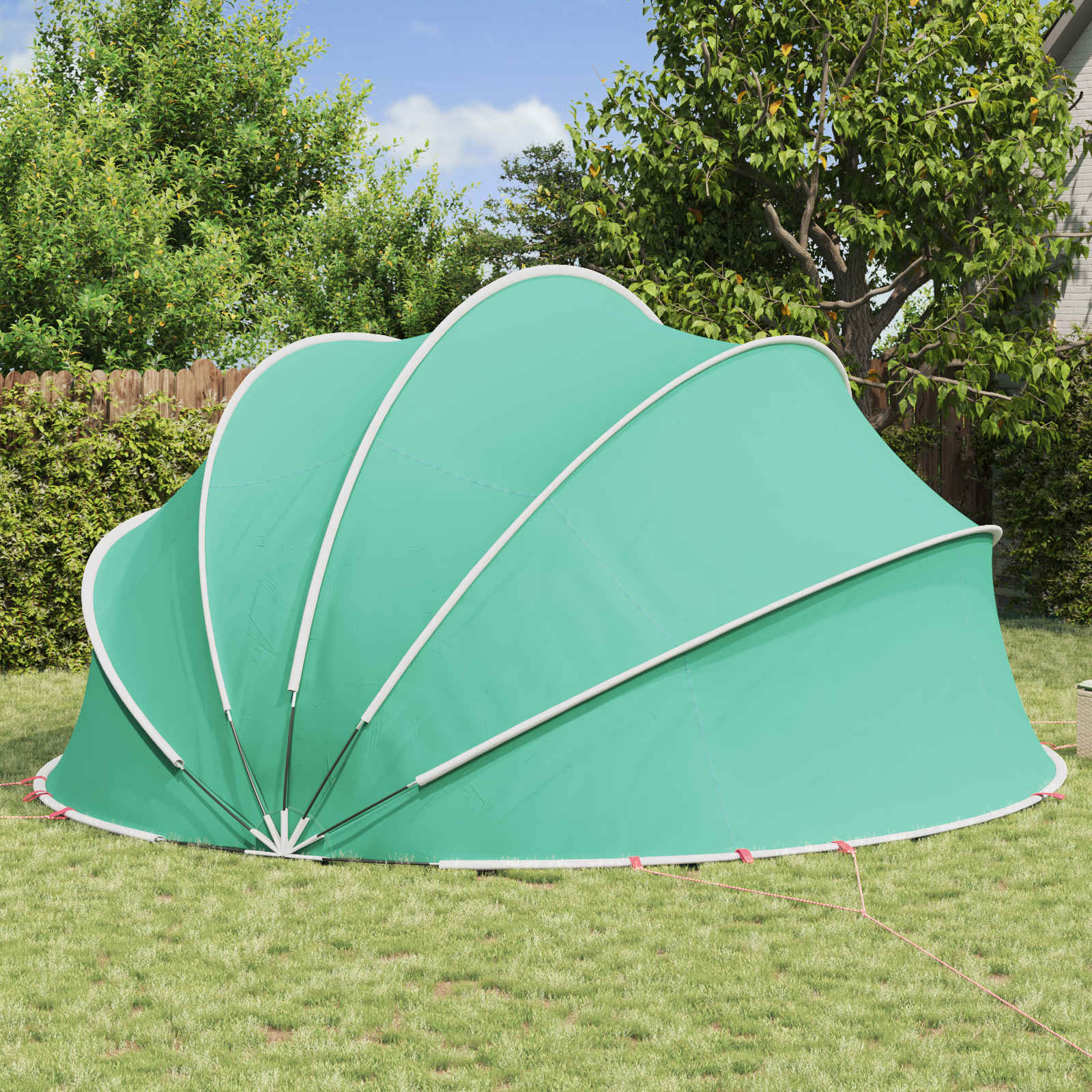 Pool-Dome Blau 546 x 516 x 250 cm