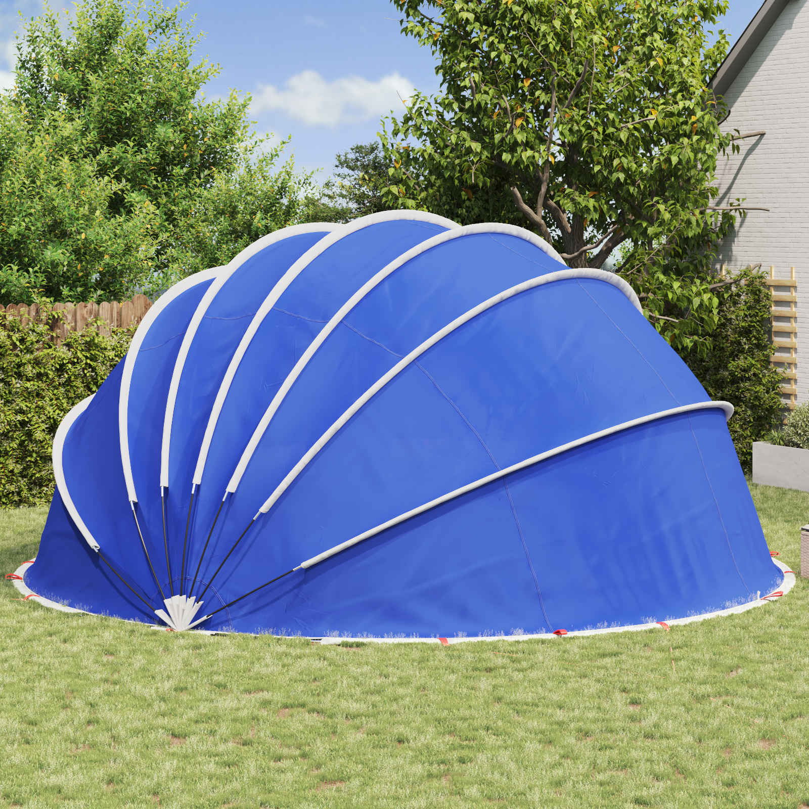 Pool-Dome Grün 592 x 590 x 275 cm