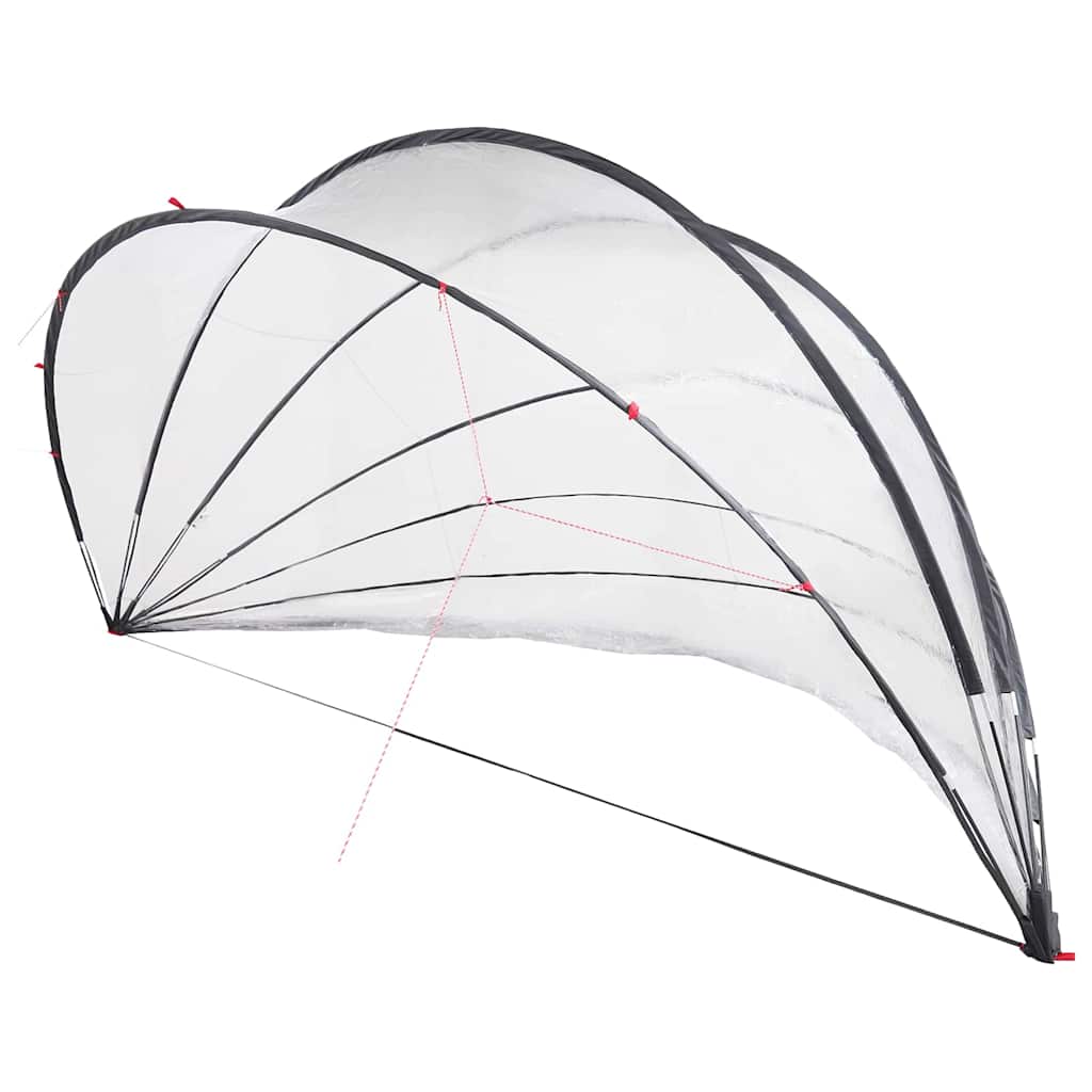 Pool-Dome Transparent 592 x 590 x 275 cm PVC