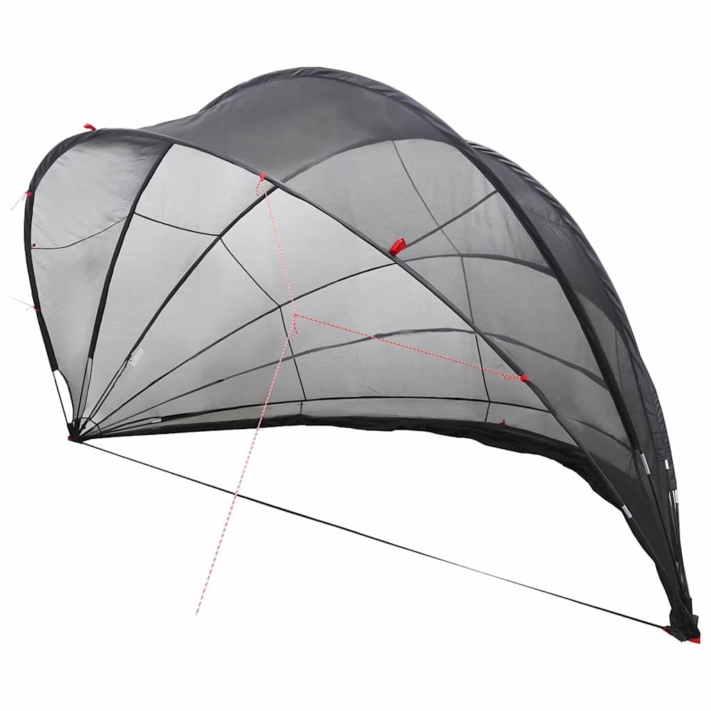 Pool-Dome Schwarz 592 x 590 x 275 cm