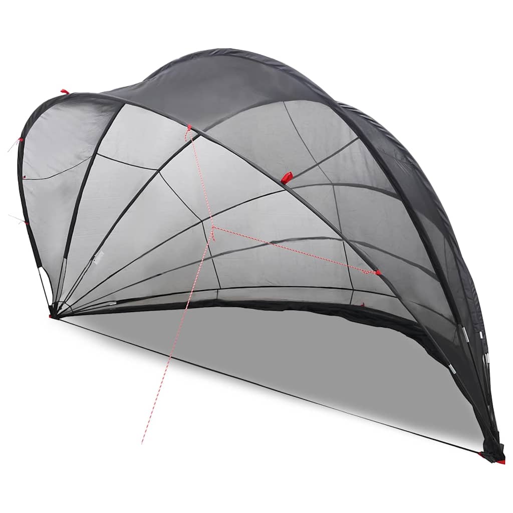 Pool-Dome Schwarz 592 x 590 x 275 cm
