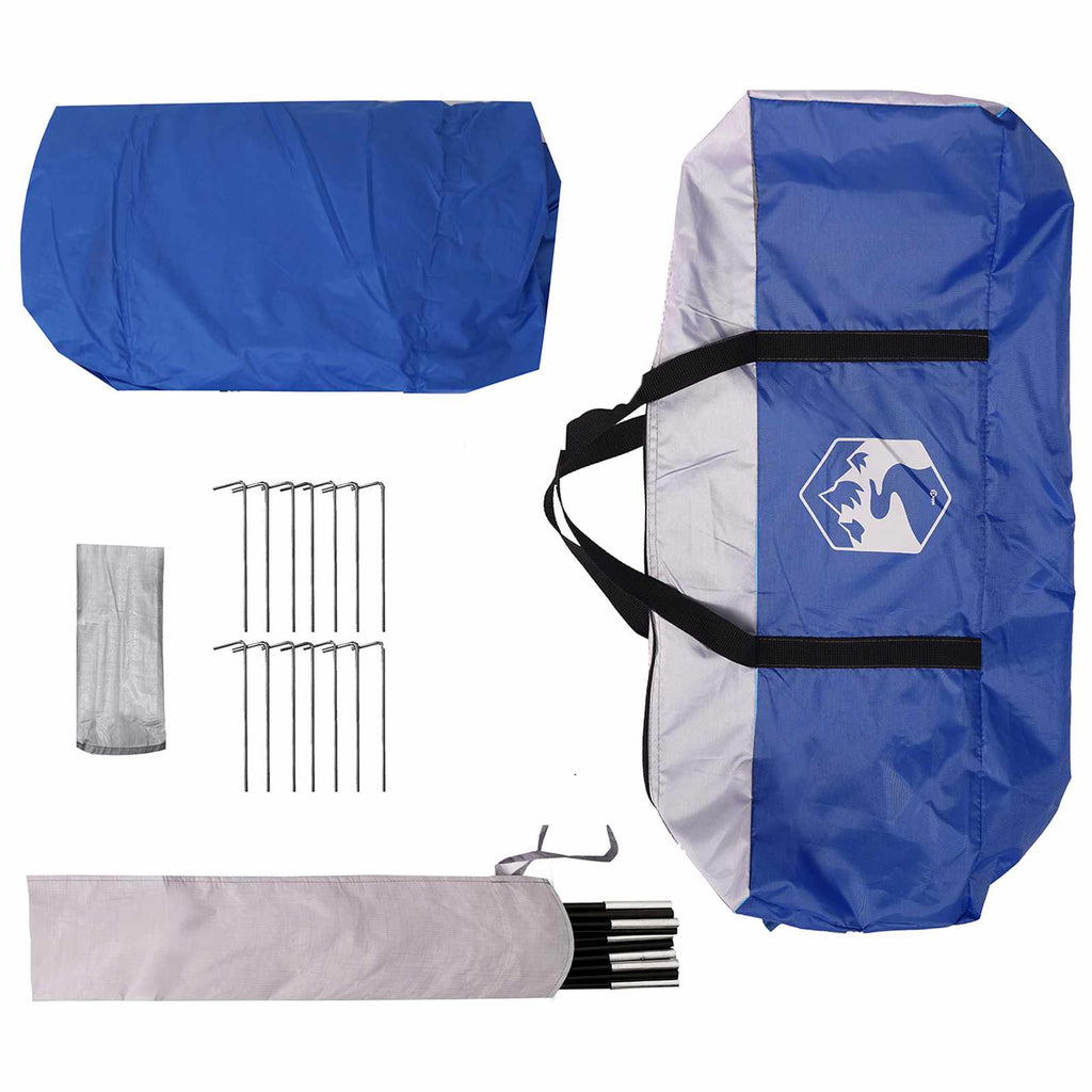Poolzelt Kuppel 538 x 440 x 204 cm Azure Blau