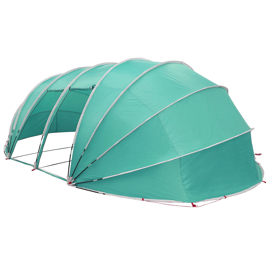 Poolzelt Kuppel Blau 538 x 440 x 204 cm