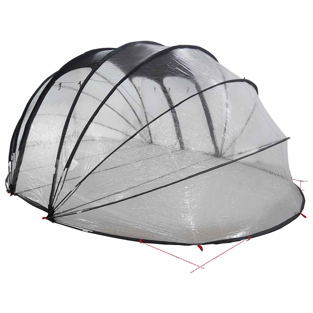 Poolzelt Kuppel Transparent 538 x 440 x 204 cm PVC