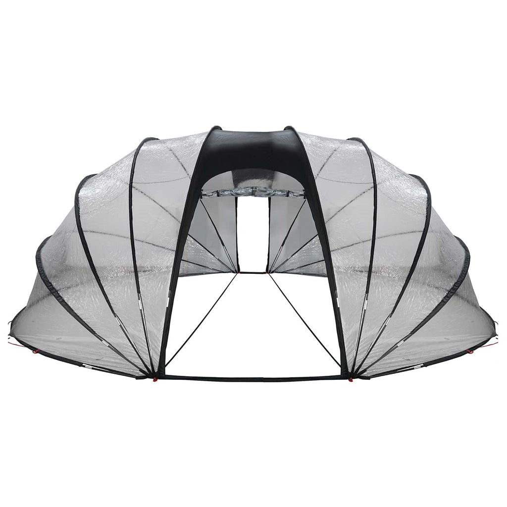 Poolzelt Kuppel Transparent 538 x 440 x 204 cm PVC