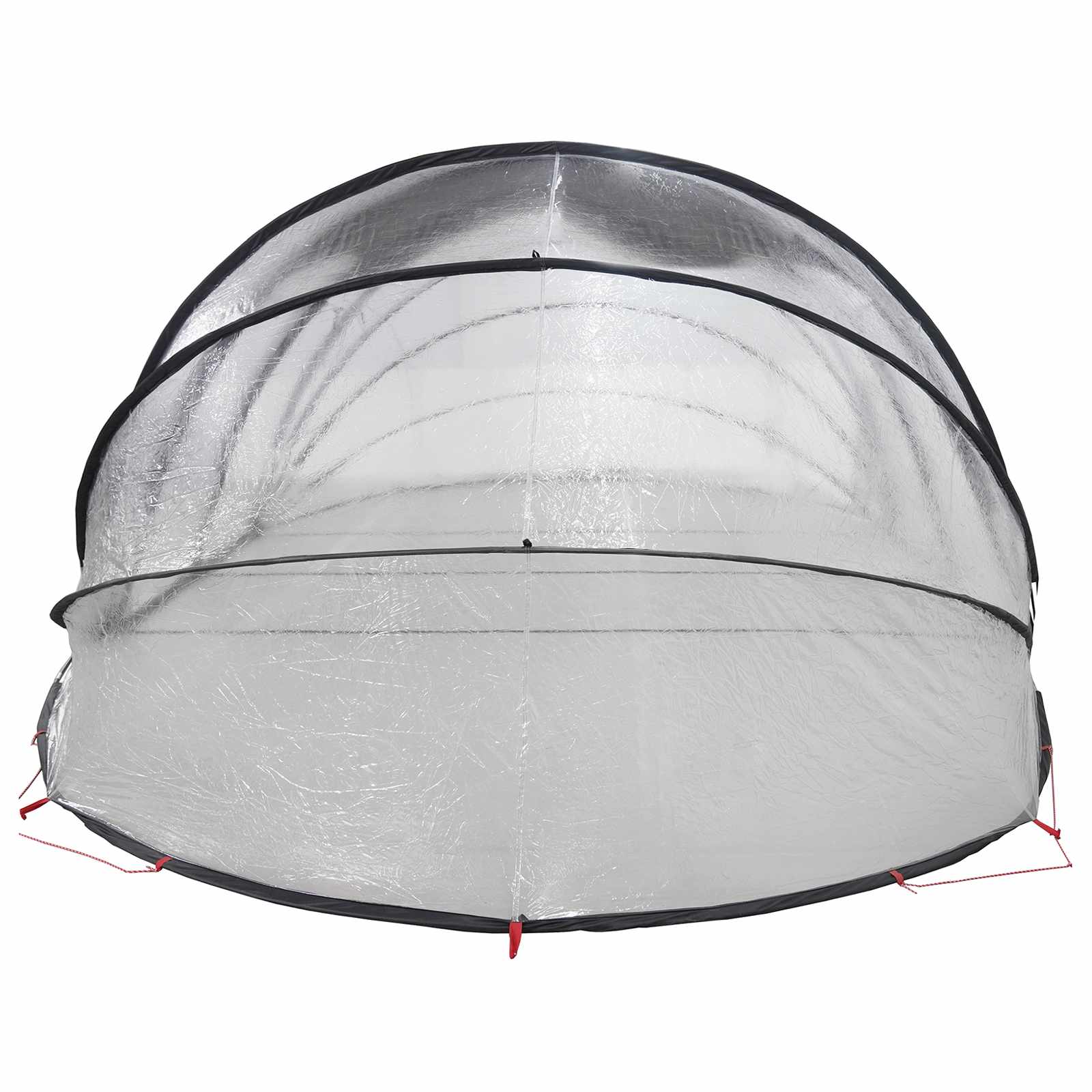 Poolzelt Kuppel Transparent 538 x 440 x 204 cm PVC