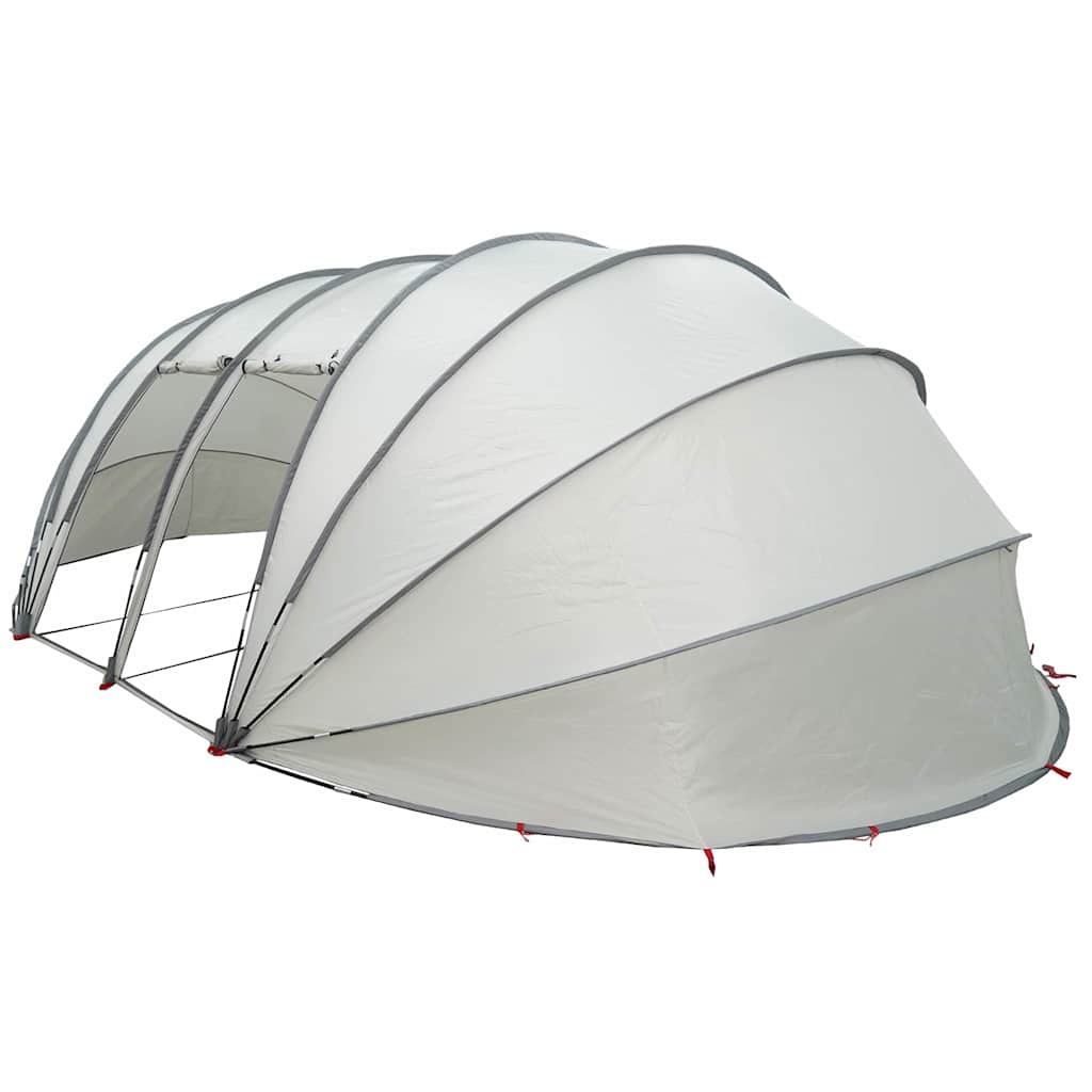 Poolzelt Kuppel Grau 640 x 432 x 205 cm