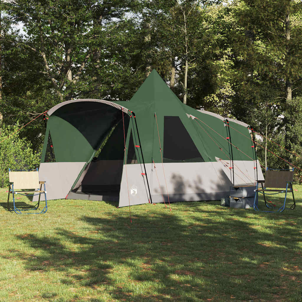 Teepee Zelt für 8 Personen mit Dach Grün 720 x 465 x 295 cm