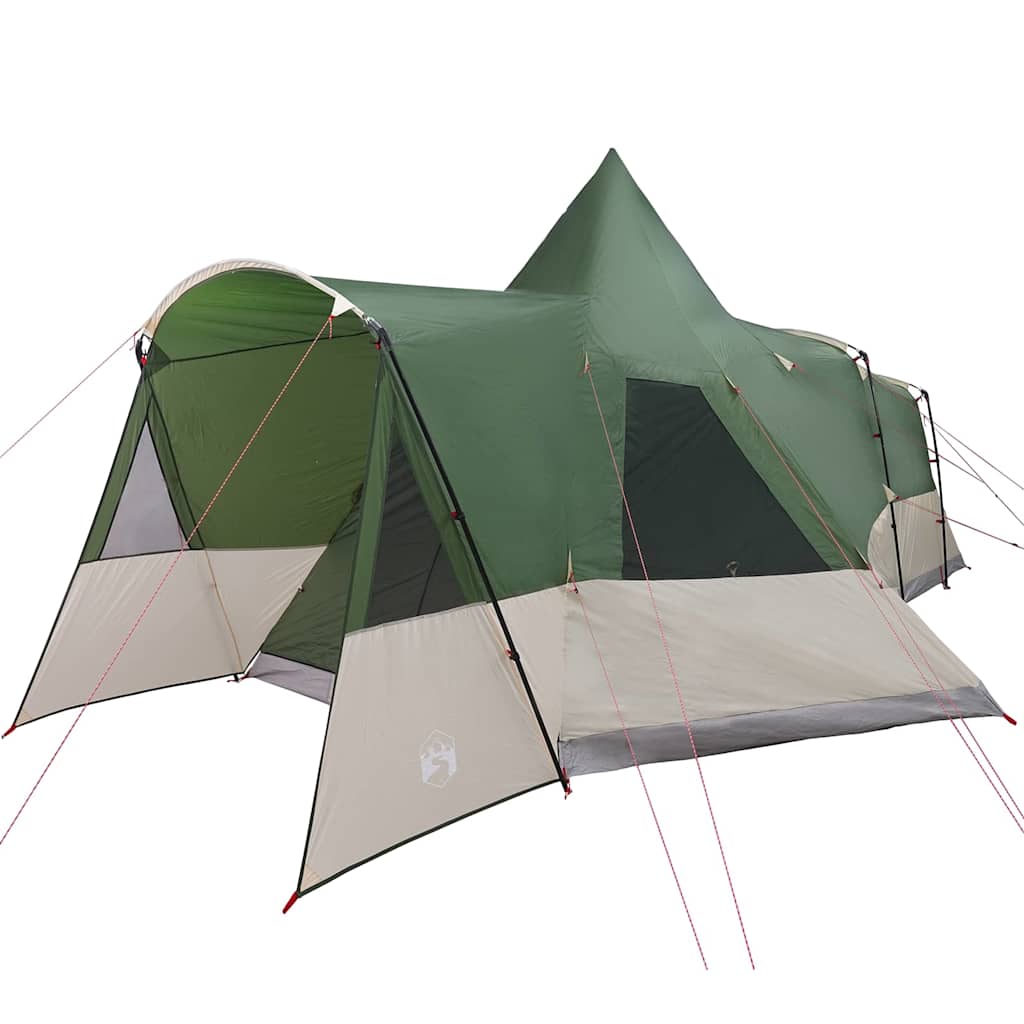 Teepee Zelt für 8 Personen mit Dach Grün 720 x 465 x 295 cm