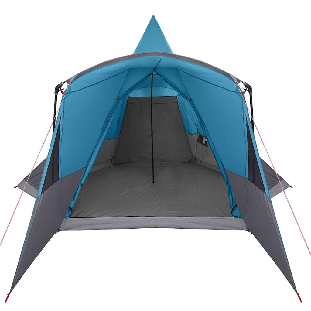 Teepee Zelt für 8 Personen mit Dach Blau 720 x 465 x 295 cm